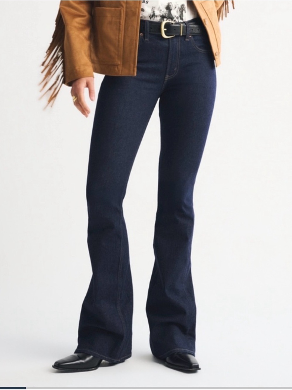 Abercrombie Mid Rise Bootcut Jeans